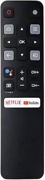 Replacement for TCL Google TV Remote Control, Compatible with TCL FHD HDR LED UHD QLED Smart TVs