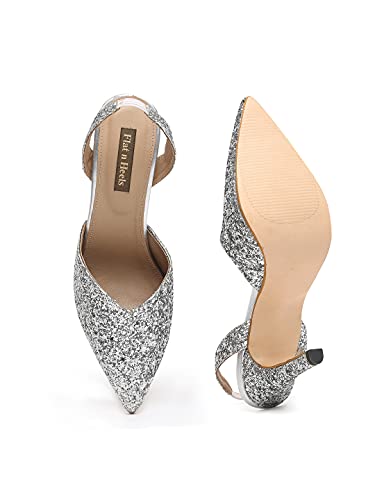 Image of Flat n Heels Womens HeelsFnH 1056-SIL