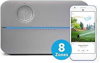 Rachio 8ZULWC-L R3e Generation: Smart, 8 Zone Sprinkler Controller, Works with Alexa, Gen