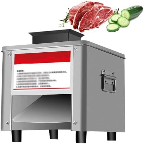 Electric Meat Slicer 330 lbs/h - Heavy Duty Commercial Meat Cutter for Restaurants & Supermarkets, Perfect for Lamb, Beef, Chicken, 7MM Blade, Kitchen Food Processor