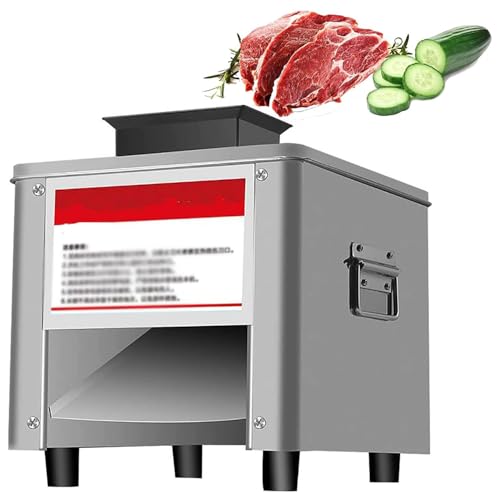 Cortadora Carne Comercial, Rebanadora Carne 330 Lb/H, Cortadora Carne Eléctrica Cuchilla Para Procesamiento Carne, Rebanadora Alimentos Para Restaurantes, Para Cocina, Supermercado,13MM