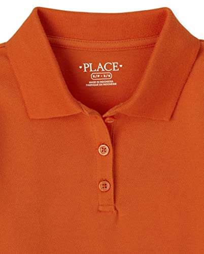 Image of The Children's Place baby-girls And Toddler Short Sleeve Ruffle Pique Polo