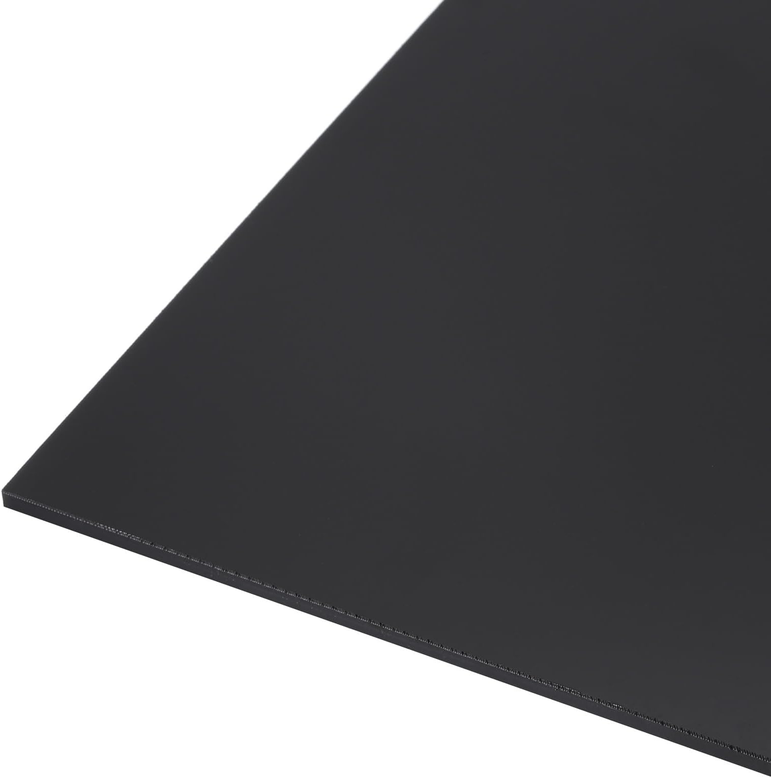 12" x 12" x 1/8" HDPE Plastic Sheet, High Density Polyethylene Sheet Cutting Board Black Solid Block, [for DIY, Home Floor]