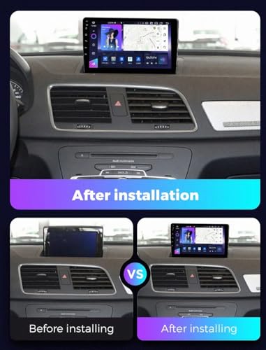Radio coche 2 DIN con Carplay para Audi Q3 2013-2017 con Mirror Link y Bluetooth 2