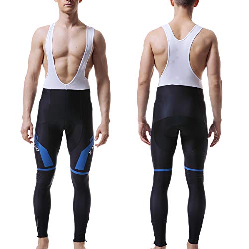 X-TIGER Men’s Cycling Bib Pants Winter,5D Padded Cycling Bike Tights,Thermal Compression Bicycle Leggings - Thumbnail 6