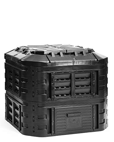 Preisvergleich Produktbild myGardenlust Komposter - Schnellkomposter aus Kunststoff - Thermokomposter als praktisches Stecksystem - Kompostierer stabil und hochwertig - Composter für Garten-Abfälle - 540L