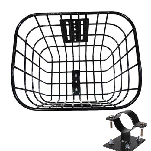 Cesta frontal para bicicleta, almacenamiento grande para manillar, cesta frontal para bicicleta, para viajes, ciclismo, playa, comestibles, compras, picnic, scooter