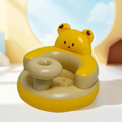 Silla de alimentación con bomba de aire incorporada para bebés que aprenden a comer 2