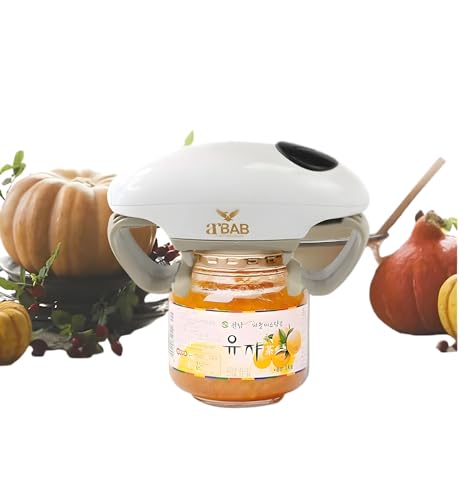 Electric jar opener for seniors, Bottle Openers for Seniors, Arthritic Hands Gadgets, Automatic Can Opener Hands Free, kitchen Gifts for Mom, Opener for Jars and Bottles, Can Openers Top Rated