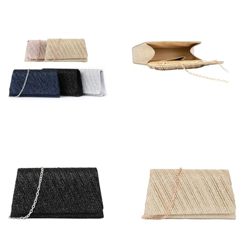 Kamonda Elegante bolsa envelope com glitter elegante alça de corrente bolsa versátil para mulheres p