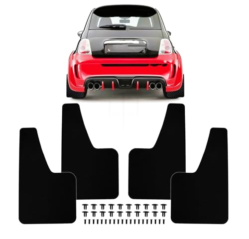 Bavettes de course Abarth 695 de qualité supérieure - Garde-boue Fiat - 2