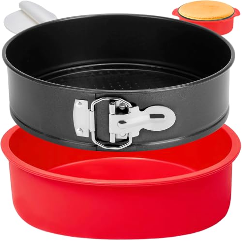 Molgree Springform Pan 9 Inch Spring Form Pan for Cheesecake with Protector