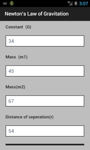 Newton’s Law of Gravitation
