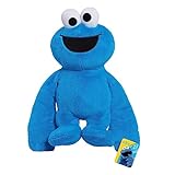 Sesame Street Monster Hugs Cookie Monster Weighted Sensory Plushie, Blue, Kids Toys for Ages 18 Month, Amazon Exclusive by Just Play