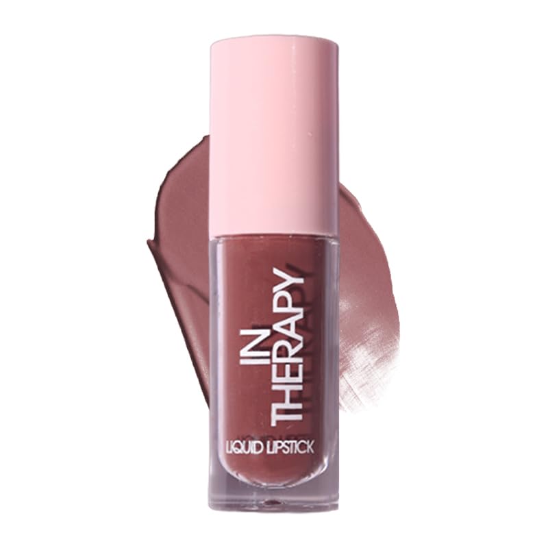 Image of Flossy Cosmetics Peachy Nude Liquid Lipstick - Vitamin Me | Creamy, Lightweight, Non-Drying | Enriched with Hyaluronic Acid, & Jojoba Oil | Bold, Long-Lasting Non-Sticky Formula | Smudge & Transfer-Proof | (4ml)