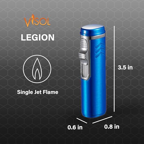 Encendedor Visol de butano, antorcha, llama simple miniatura 2