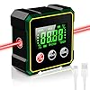 SOARFLY Digitaler Winkelmesser Neigungsmesser mit LCD Display, IP54 Wasserdicht, 0,1° Genauigkeit, 4 seitiger Magnet, Digitale Wasserwaage Winkelmesser Digital für Holzarbeiten, Bau Heimwerker