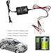 Car Battery Charger 12V 1A Battery Charger Maintainer Trickle Charger for Boats Motorcycles ATVs Riding Mowers & Car Truck SUV RV 1Pcs (2)