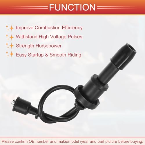 Cables de bobina de bujía de coche con conexión estable para Hyundai 6