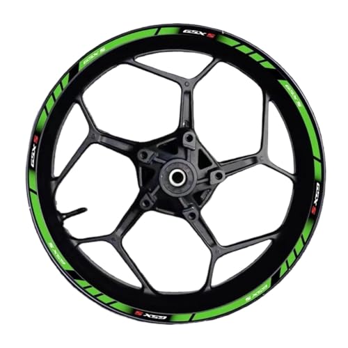 Autocollant Réfléchissant De Moyeu Roue vert pour Suzuki GSXS1000 et moto Gsx-s 1000 R