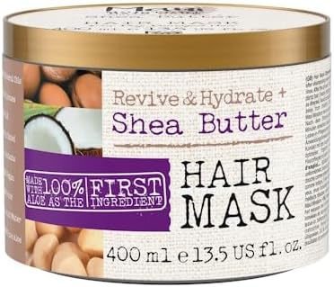 Moisture Revive & Hydrate Shea Butter Hair Mask (400 ml) hydraterend haarmasker voor droog, beschadigd haar met romige sheaboter