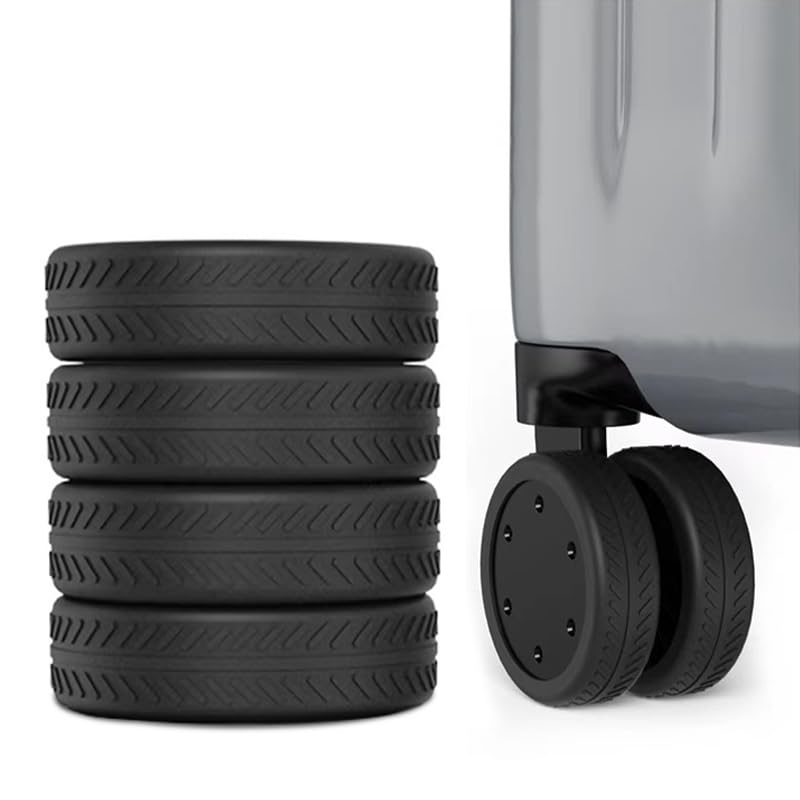 Luggage Wheel Covers - 8 Pcs Silicone2