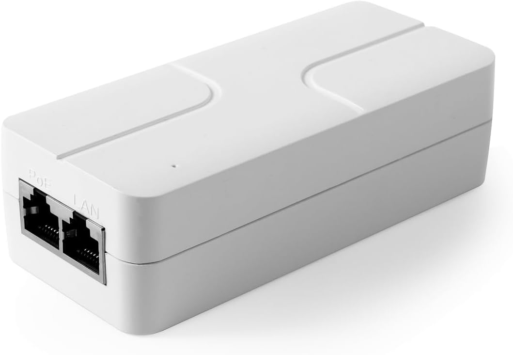 2.5 Gbps 30W Active PoE+ Injector, DC 48V/0.65A Output, Gigabit Active PoE Adapter Comply with IEEE802.3af/at, Up to 100 Meter, for AP, IP Camera, Smart Home (POE311)