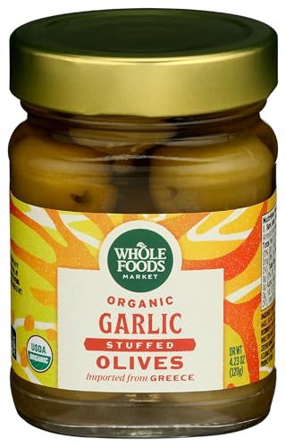 Whole Foods Market, Organic Garlic Stuffed Olives