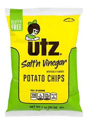 Utz Jumbo Snack Variety Pack (Pack Of 60) Individual Snack Bags, Includes Potato Chips, Cheese Curls & Party Mix - 26 Ounce Barrel - Tasty Snack Mix Includes Corn Tortillas, Nacho Tortillas, Pretzels #TOP3