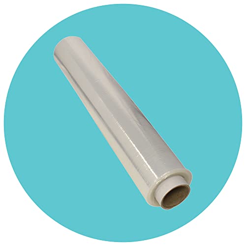 Triplast Rouleau de film étirable pour palette de 400 mm – Transparent | Rouleau standard de film étirable d'emballage robuste | Plastique rétractable pour déménagement