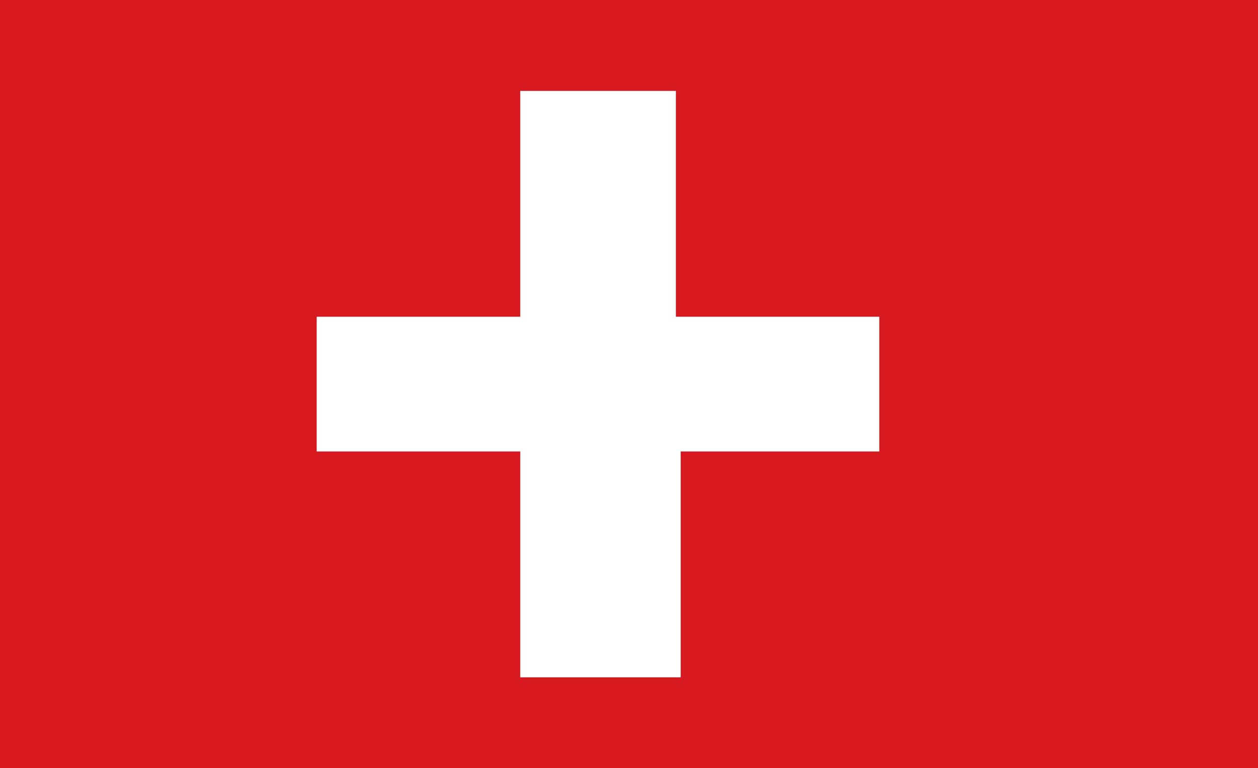 Drapeau de la Suisse rouge et blanc pavillon extérieur 120x80 cm pour mât