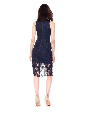 betsy and adam navy lace dress Betsy & Adam Blue Lace Dress Size 0/2