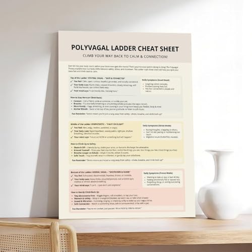 Système nerveux régulation tableau échelle multivagale grand format
