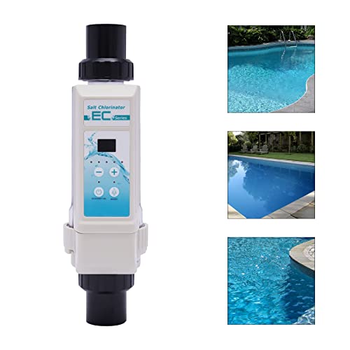 Qiucenmium Salt Water Pool Chlorinator System With Salinity Display, 8G/H Saltwater Pool System,Ec12 Salt Cell Suitable For 13209 Gallon Pools,Salt Chlorine Generator System Salt Cell For Home Pool #TOP1
