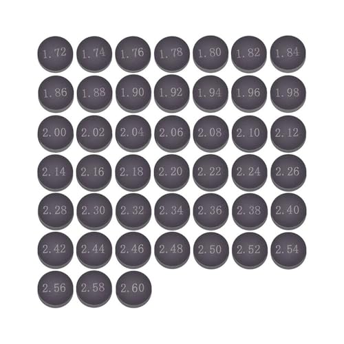 Cales de soupape de moto de 8,85-8,9 mm en kit de 45 pièces pour moteur K 250 450