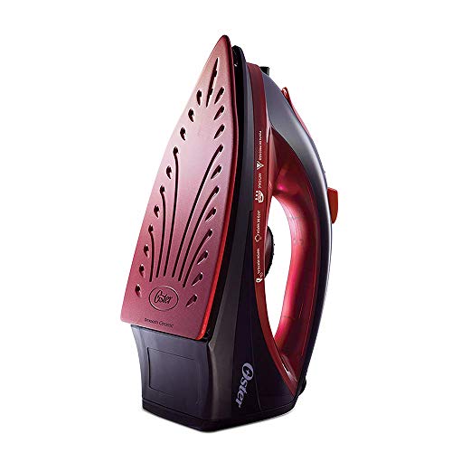Ferro de Passar a Vapor Cerâmica, Preto, 110v, Oster