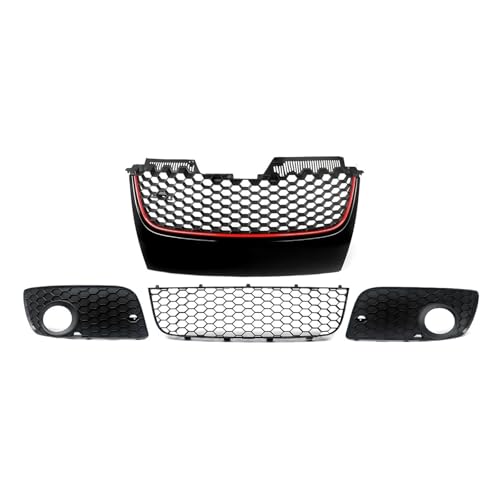 Calandre avant supérieure et inférieure pour VW Jetta MK5 de style GTI
