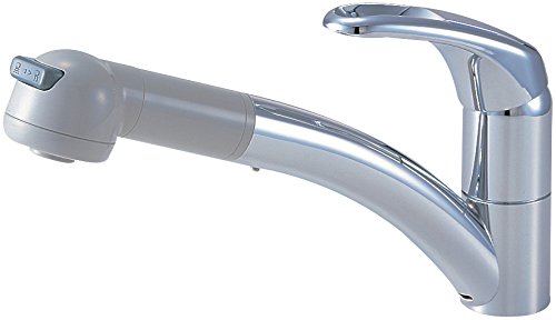 SANEI(サンエイ) キッチン用 寒冷地仕様 シングルワンホールスプレー混合栓 ホース引き出し式