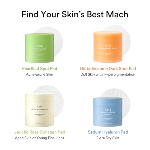 Image of Abib Heartleaf Spot Pad Calming Touch Duo Set 160pads 10.14 fl. oz. | Korean Acne Soothing Toner Pads for Face, Cleansing, Disposable, Exfoliant, Skin Care