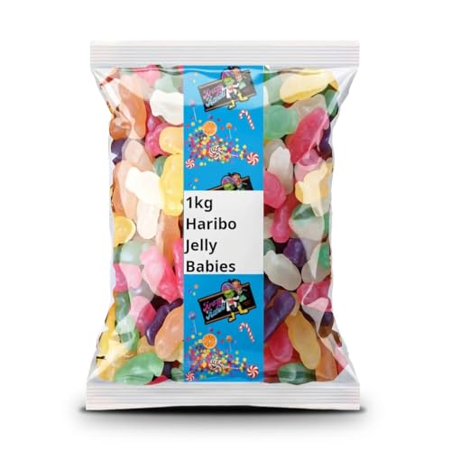 Krazy Kandi Harribo Jelly Babies Assorted Fruit Gummies 1kg Pouch