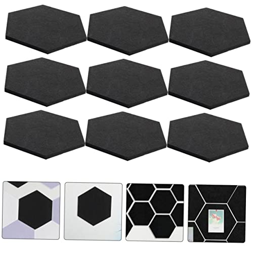 12 Piezas Paneles Acústicos Hexagonales de Fieltro para Aislamiento Sonoro y Decoración de Pared miniatura 5