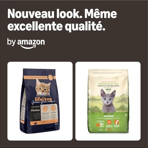 by Amazon Grainfree Recipe Dry Cat Food (Kitten) with Fresh Chicken - 3kg (Anciennement une marque Lifelong, même produit) – Image 4