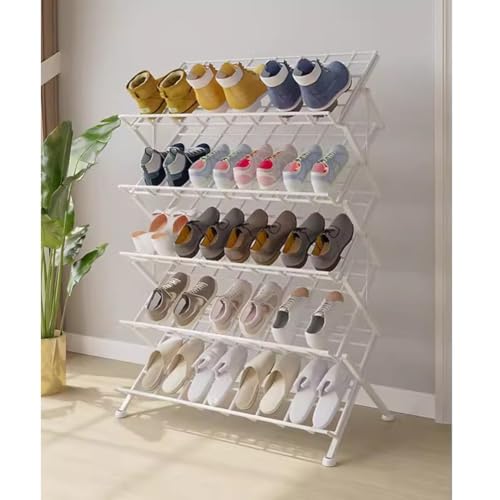 Étagère à chaussures pliable gain de temps pour entrée nette - 2