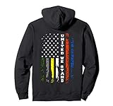 First Responder Thin Line Shirt Patriotic American Flag Gift Pullover Hoodie