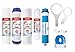 Jacar - Kit de Osmosis Inversa 5 etapas | Recambios Depuradores de Agua para Grifos | Incluye Teflón Terminales LLave y Membrana Aquafamily