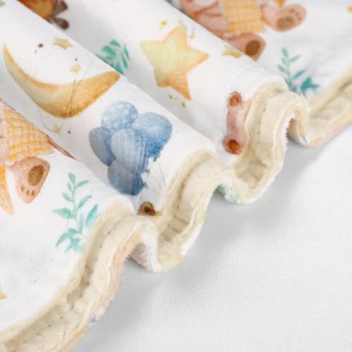 Image of Baby Blanket for Girls Boys, Super Soft Double Layer Mink Blankets with Dotted Backing, Toddler Newborn Nursery Bed Blanket, Bear Throw Blanket, 30 X 40 Inches