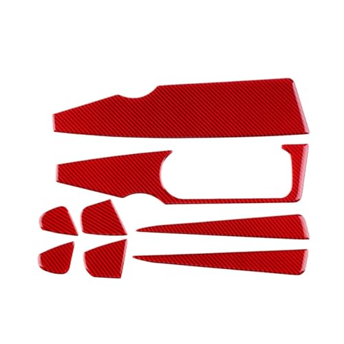 Cache-bouton lève-vitre Clio rouge protégeant vos commandes RHD 2006-2012