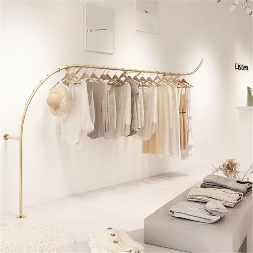 Portant à vêtements mural pour optimiser les petits espaces de rangement