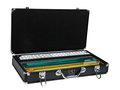Set de Mahjong con Caja de Aluminio Negro miniatura 3