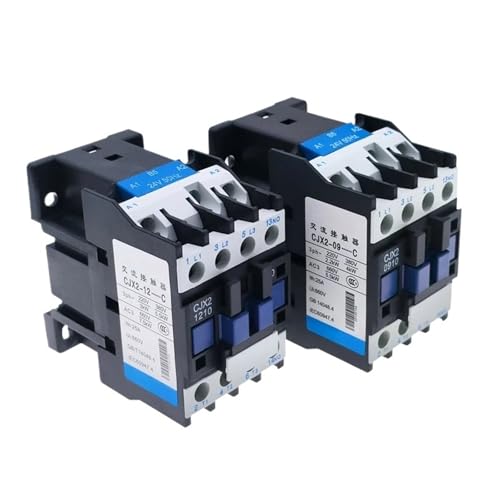Contacteur CJX2-0901 220VAC bobine triphasé rail DIN monophasé 9A